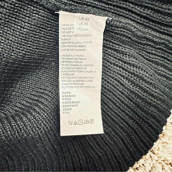 Free People Solid Gold Ruffle Mini Skirt Black NWT - Picture 9 of 10